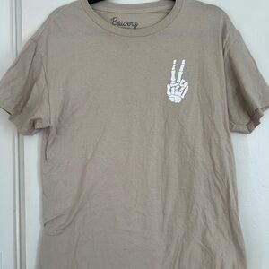Bowery Tan Graphic T-Shirt for Men